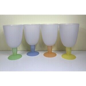 Tupperware Impressions Parfait Goblet Dessert Cup 4124 & 4094 Pastels